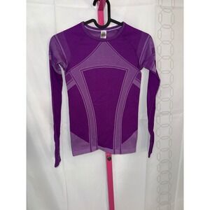 Ivivva‎ by Lululemon Purple Long Sleeve Athletic Top Thumbholes Kids Size 8